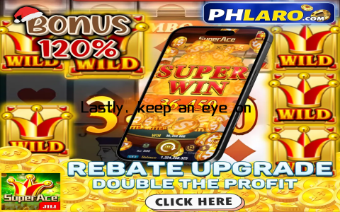 Lastly, keep an eye on the rewards and promotions